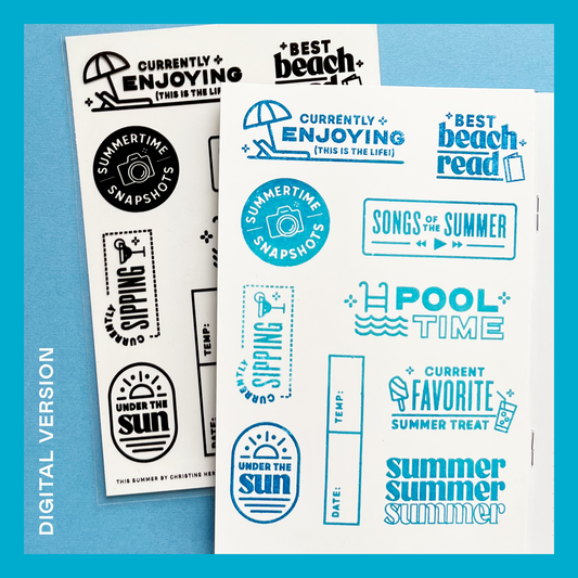 This Summer - Digital Stamp Set