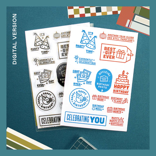 It's Your Birthday - Digital Stamp Set