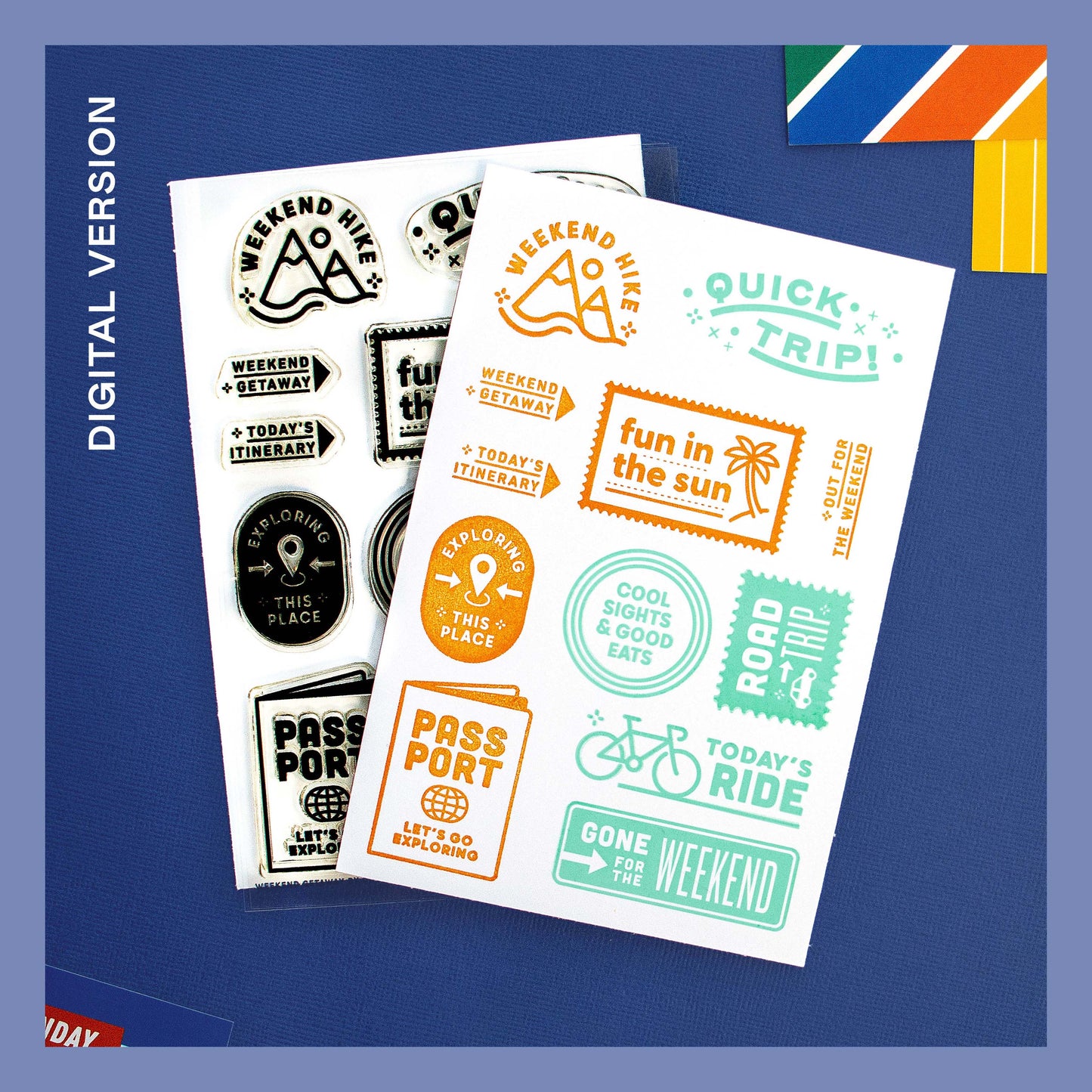Weekend Getaway - Digital Stamp Set